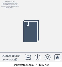 Book icon for web.