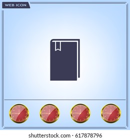 Book icon for web.