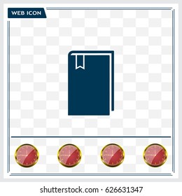 Book icon for web.