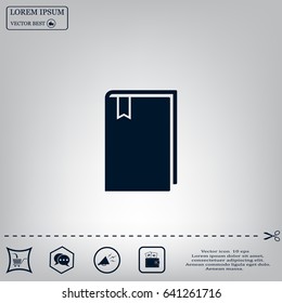 Book icon for web.