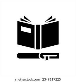 Book icon for web design, ui, and app. isolated on white background.