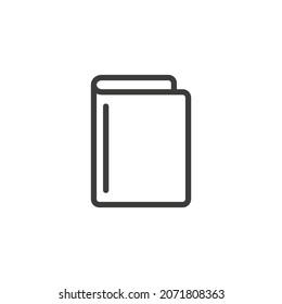 Book icon with white background