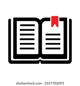 book icon with white background