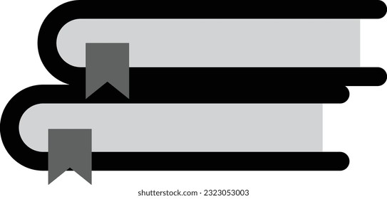 Buchsymbol, weißer Hintergrund einzeln