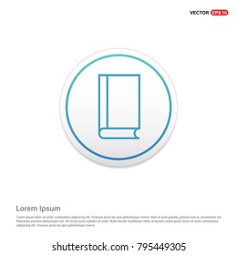 Book icon White Background icon template