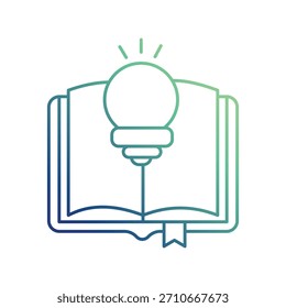 Icono de libro con fondo blanco Vector ilustración de stock