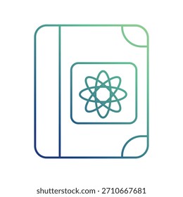 Icono de libro con fondo blanco Vector ilustración de stock