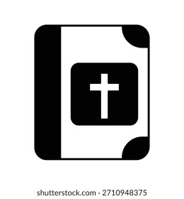 Icono de libro con fondo blanco Vector ilustración de stock