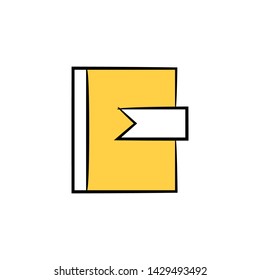 book icon in yellow theme