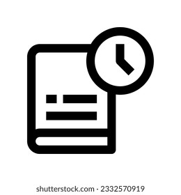 book icon for your website, mobile, presentation, and logo design.