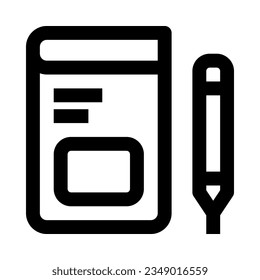 book icon for your website, mobile, presentation, and logo design.