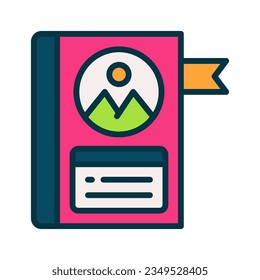 book icon for your website, mobile, presentation, and logo design.