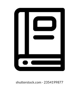 book icon for your website, mobile, presentation, and logo design.