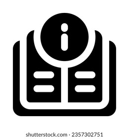 book icon for your website, mobile, presentation, and logo design.