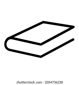 icone de libro, vectorial de lectura de documentos de bloc de notas