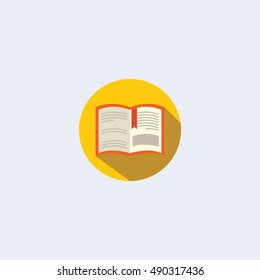 book icon.flat style vector illustration