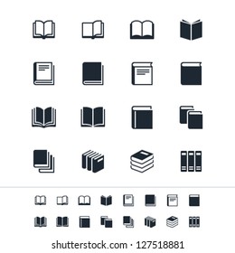 Book icons - Shutterstock ID 127518881