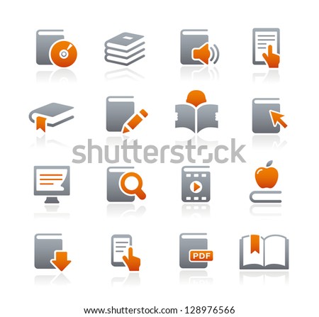 Book Icons // Graphite Series