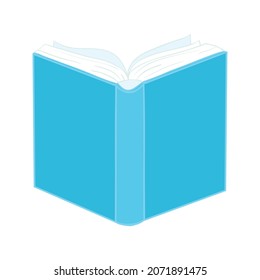 Los íconos de los libros están hechos en un estilo plano de los libros de texto escolares, aislados en un fondo blanco.