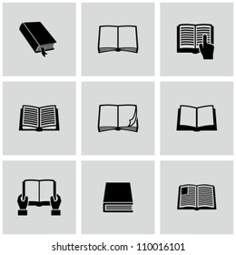 Book icons set