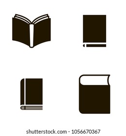 book icons set. book icons collections. sign design