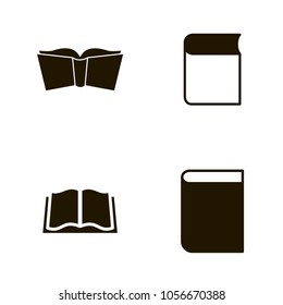 book icons set. book icons collections. sign design