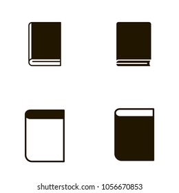book icons set. book icons collections. sign design