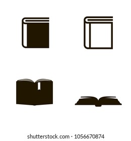 book icons set. book icons collections. sign design