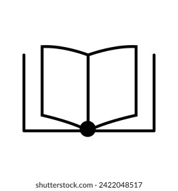 Book icons set. open book sign and symbol. e-book icon. Vector illustration. Eps file 70. 