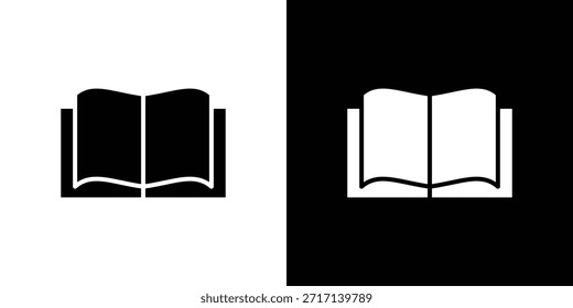 Conjunto de iconos de libro. iconos vectoriales diseñados en estilo relleno