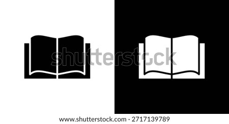 Book icons set. vector icons designed in filled style