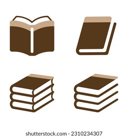 Book Icons set vector illustration