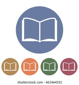 Book icons set.Vector illustration
