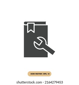 book icons  symbol vector elements for infographic web