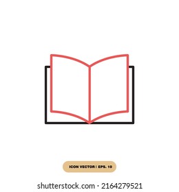 book icons  symbol vector elements for infographic web