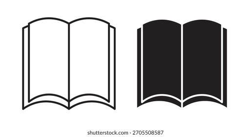 Book icons for use web design,logo.Symbol illustration.