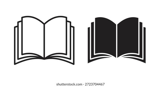 Iconos de libro colección de Vector para Diseños web. iconos planos