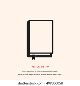 Book icons vector, flat design best vector icon