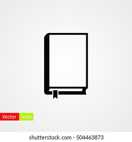 Book icons vector, flat design best vector icon