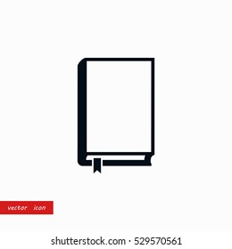 Book icons vector, flat design best vector icon