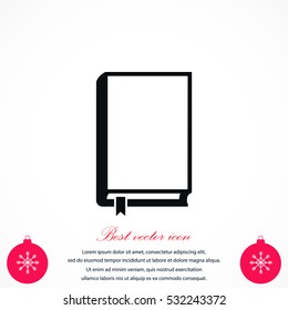 Book icons vector, flat design best vector icon