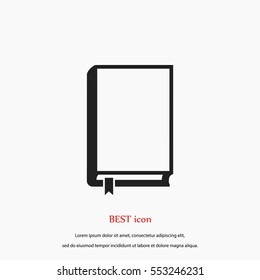Book icons vector, flat design best vector icon