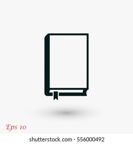 Book icons vector, flat design best vector icon