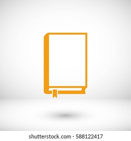 Book icons vector, flat design best vector icon
