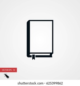 Book icons vector, flat design best vector icon