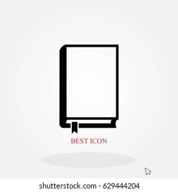 Book icons vector, flat design best vector icon