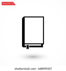 Book icons vector, flat design best vector icon