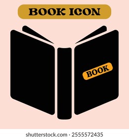 book icons. Vector illustration, EPS10