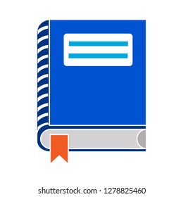 book icon-school illustration-notebook vector- education isolated-magazine icon-bookstore illustration
