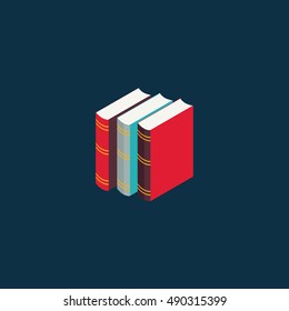 Book icons.vector illustration.